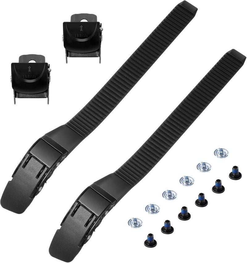 TOPPERFUN 2 Sets of Lnline Skate Replacement Straps, Adjustable Skate Universal Buckle Straps, Energy Buckle with Screw Nuts for Men Women Boys Grils - Image 1